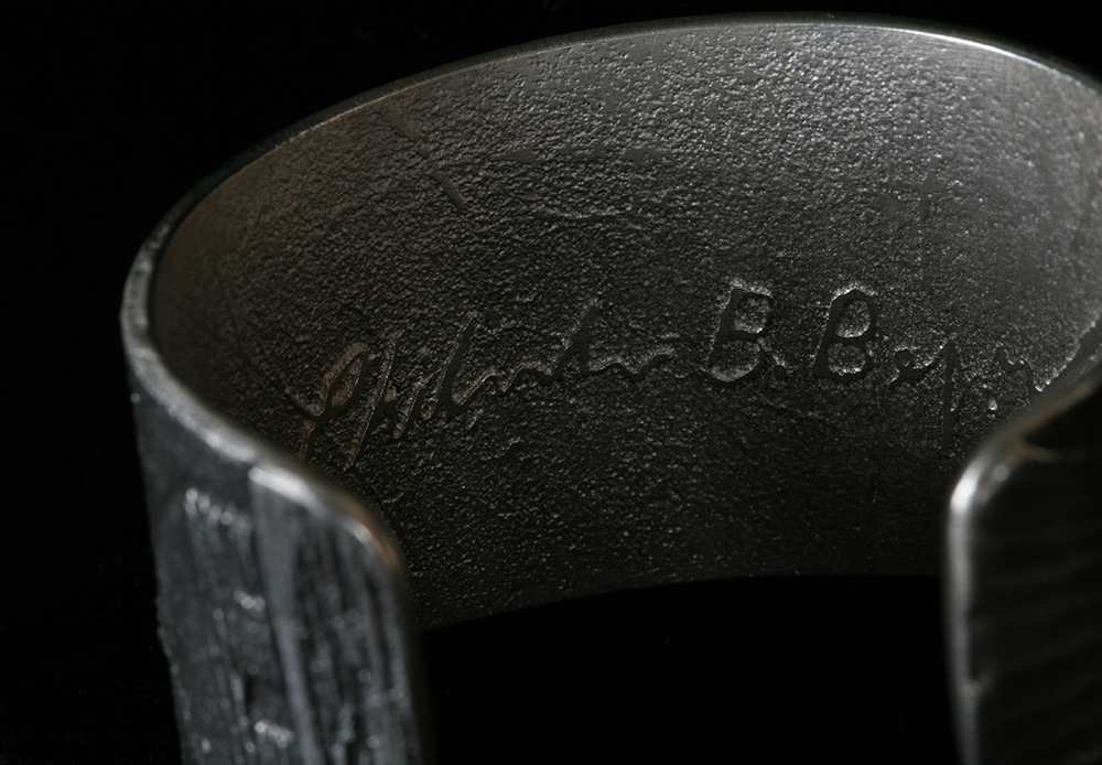 Sterling Silver Philander Begay Navajo Cuff Bracelet