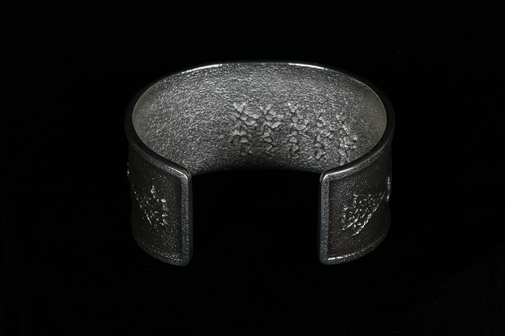 Sterling Silver Lee Begay Navajo Cuff Bracelet