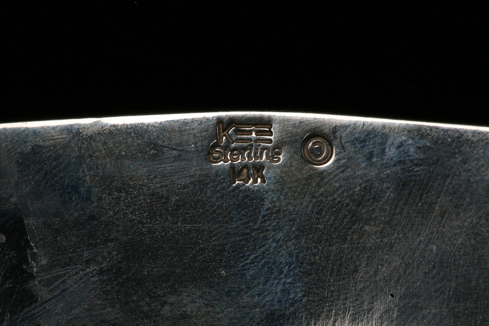 Sterling Silver Kee Yazzie Navajo Belt Buckle