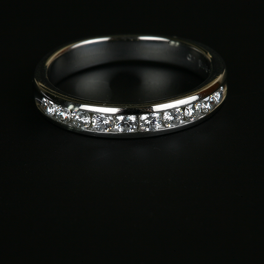 Platinum and Diamond Ring