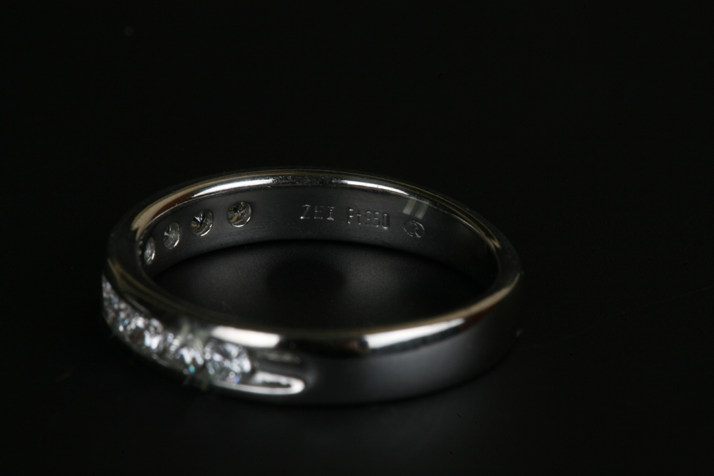 Platinum and Diamond Ring