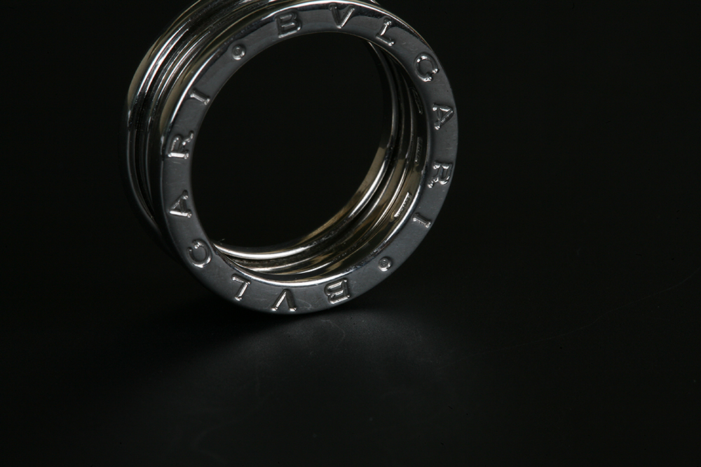18K White Gold Bulgari Ring
