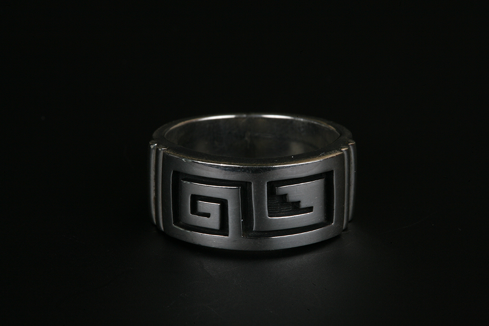 Sterling Silver Ramon Dalangyawma Navajo Ring