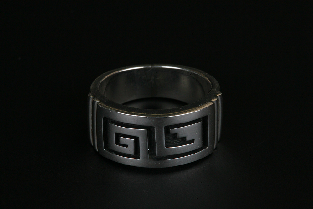Sterling Silver Ramon Dalangyawma Navajo Ring