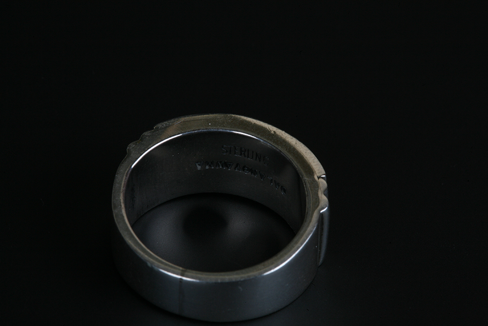 Sterling Silver Ramon Dalangyawma Navajo Ring