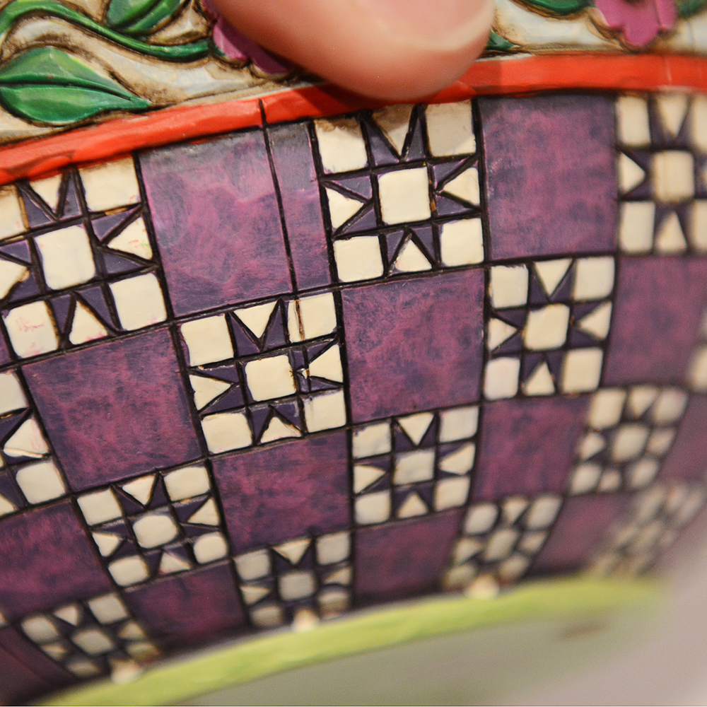 Jim Shore Carved Wooden Easter Baskets