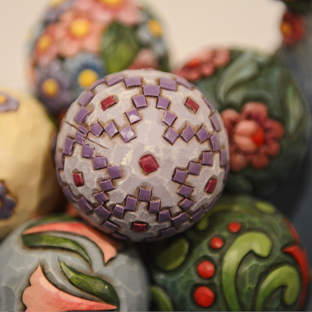 Jim Shore Carved Wooden Easter Baskets