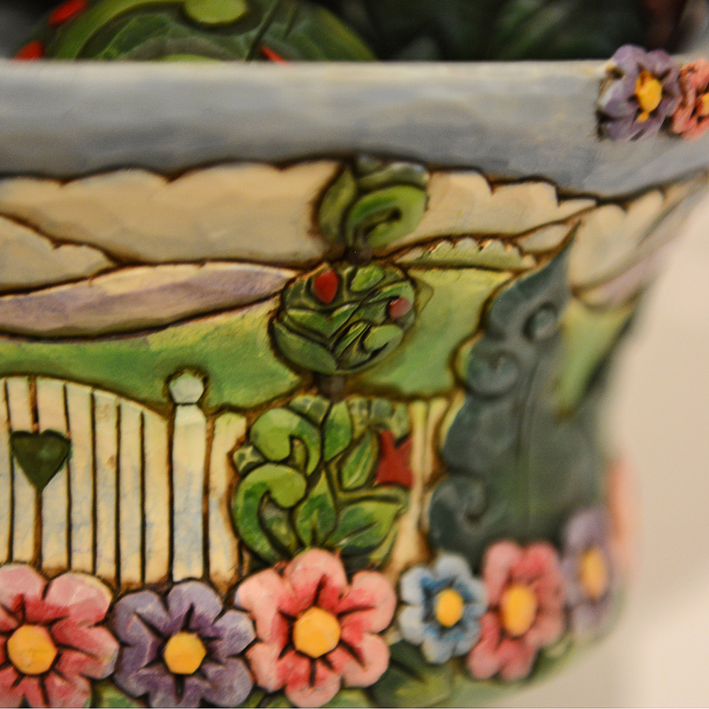 Jim Shore Carved Wooden Easter Baskets