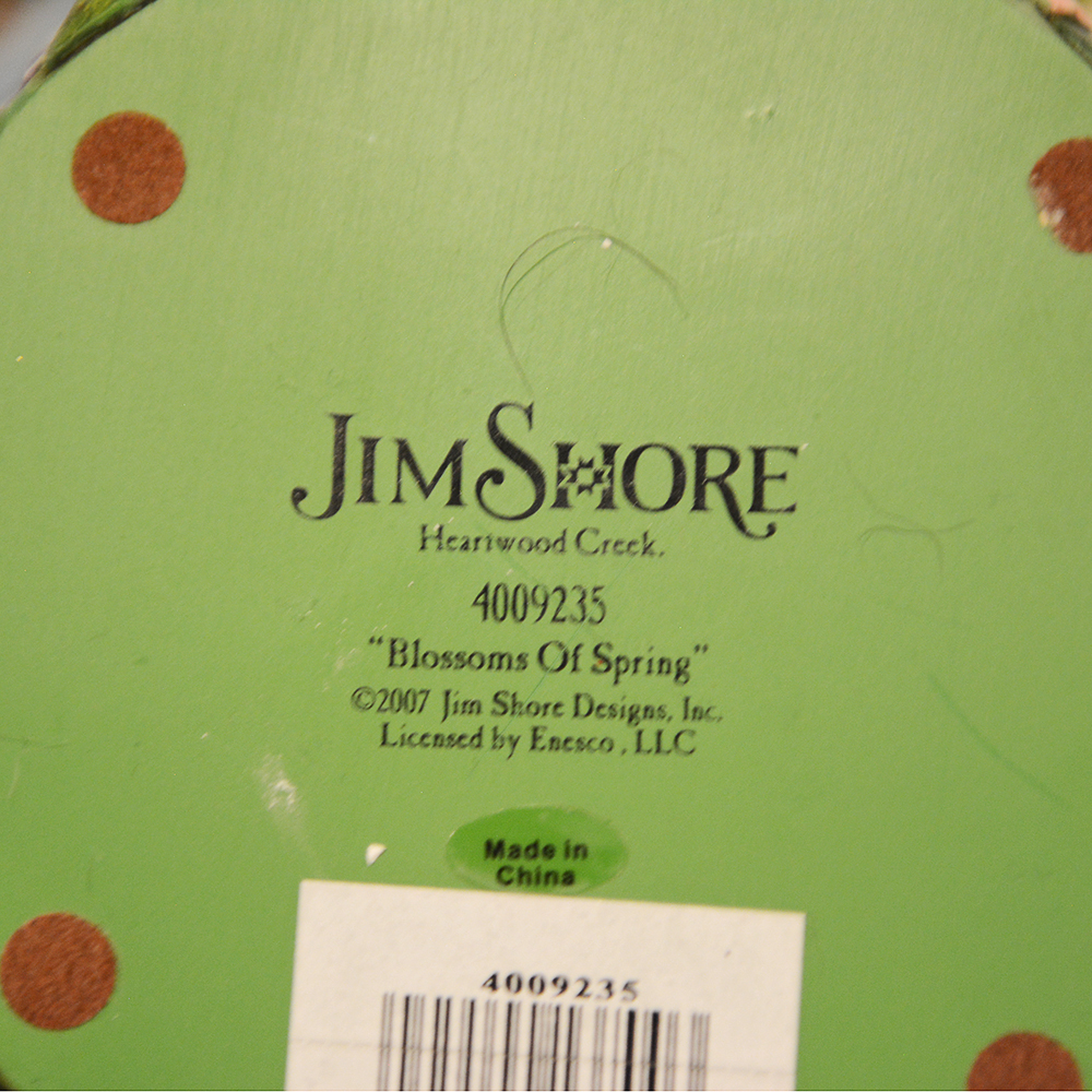 Jim Shore Carved Wooden Easter Baskets