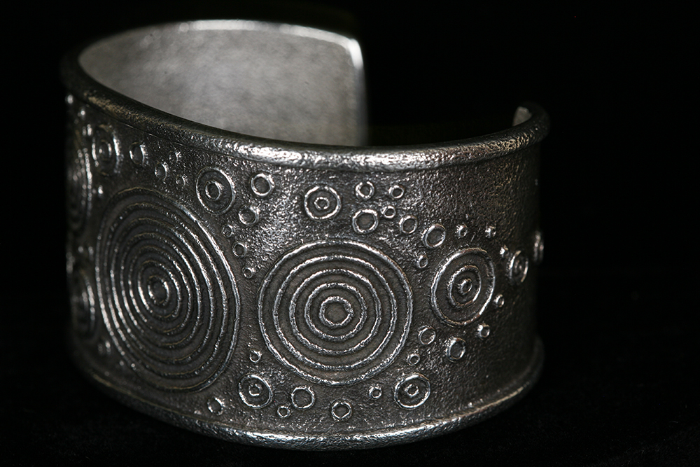 Sterling Silver Rebecca T. Begay Navajo Cuff Bracelet