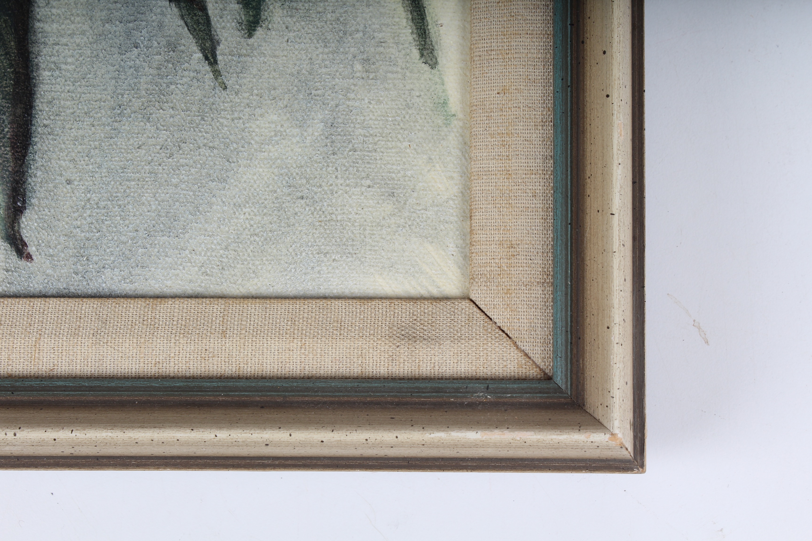 A Duo of Vintage Original Signed Floral Paintings