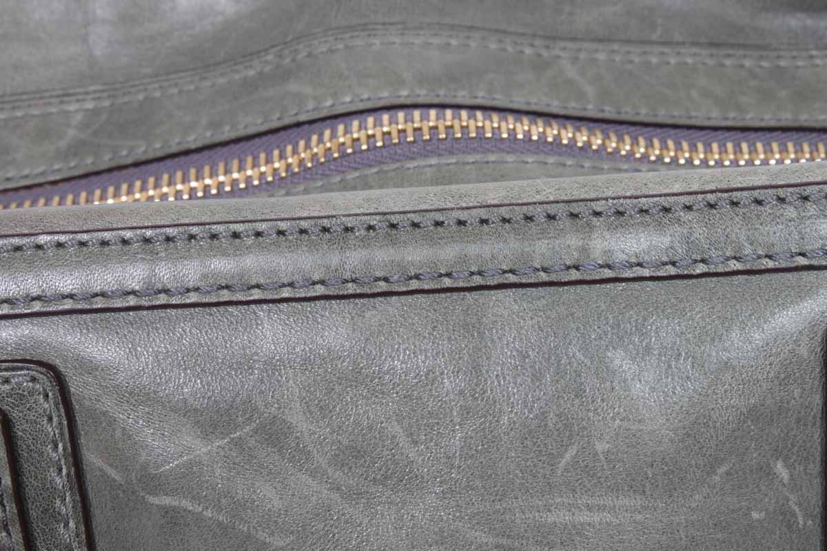 Coach "Lindsay Hampton" Leather Handbag