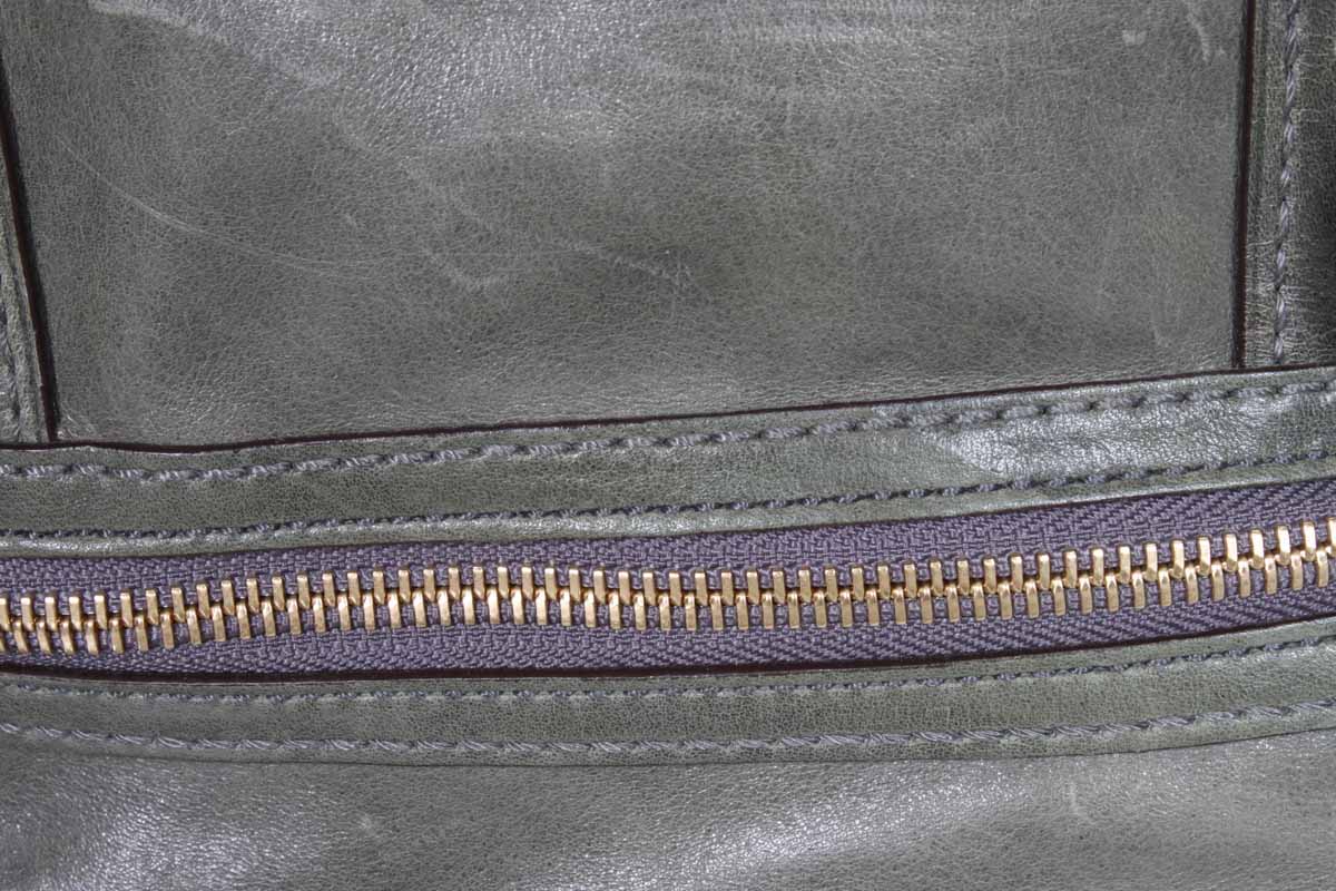 Coach "Lindsay Hampton" Leather Handbag