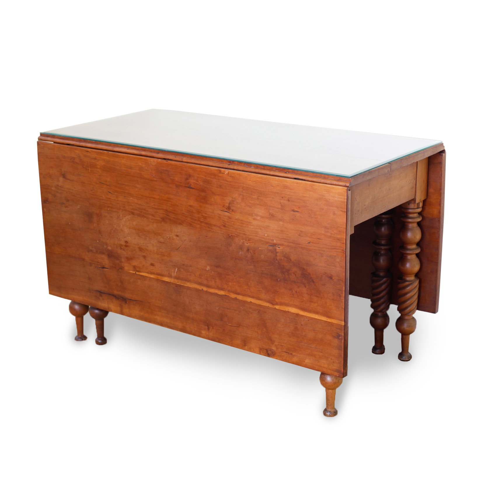 Antique Cherry Dining Table Circa Pre-Civil War Era