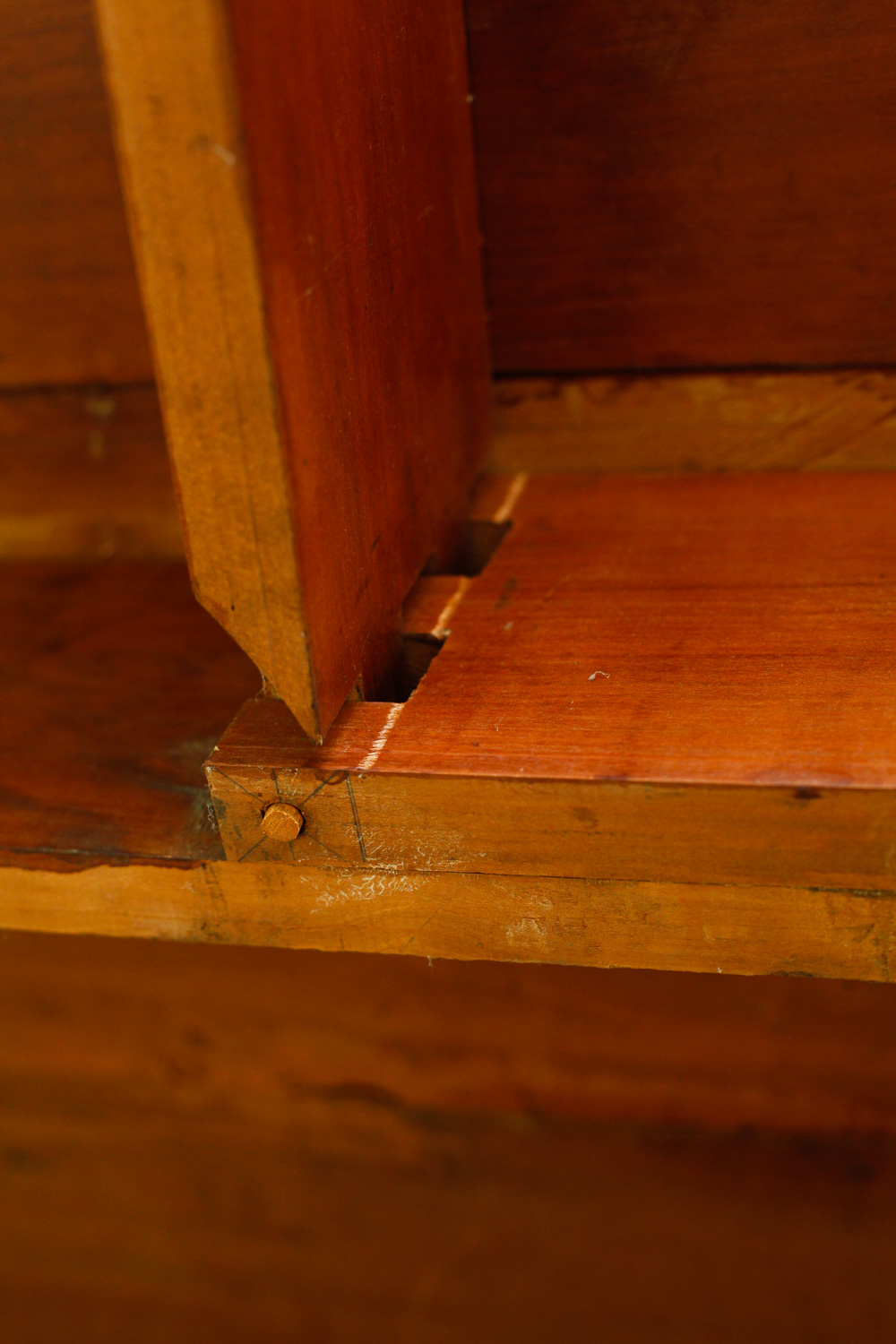 Antique Cherry Dining Table Circa Pre-Civil War Era