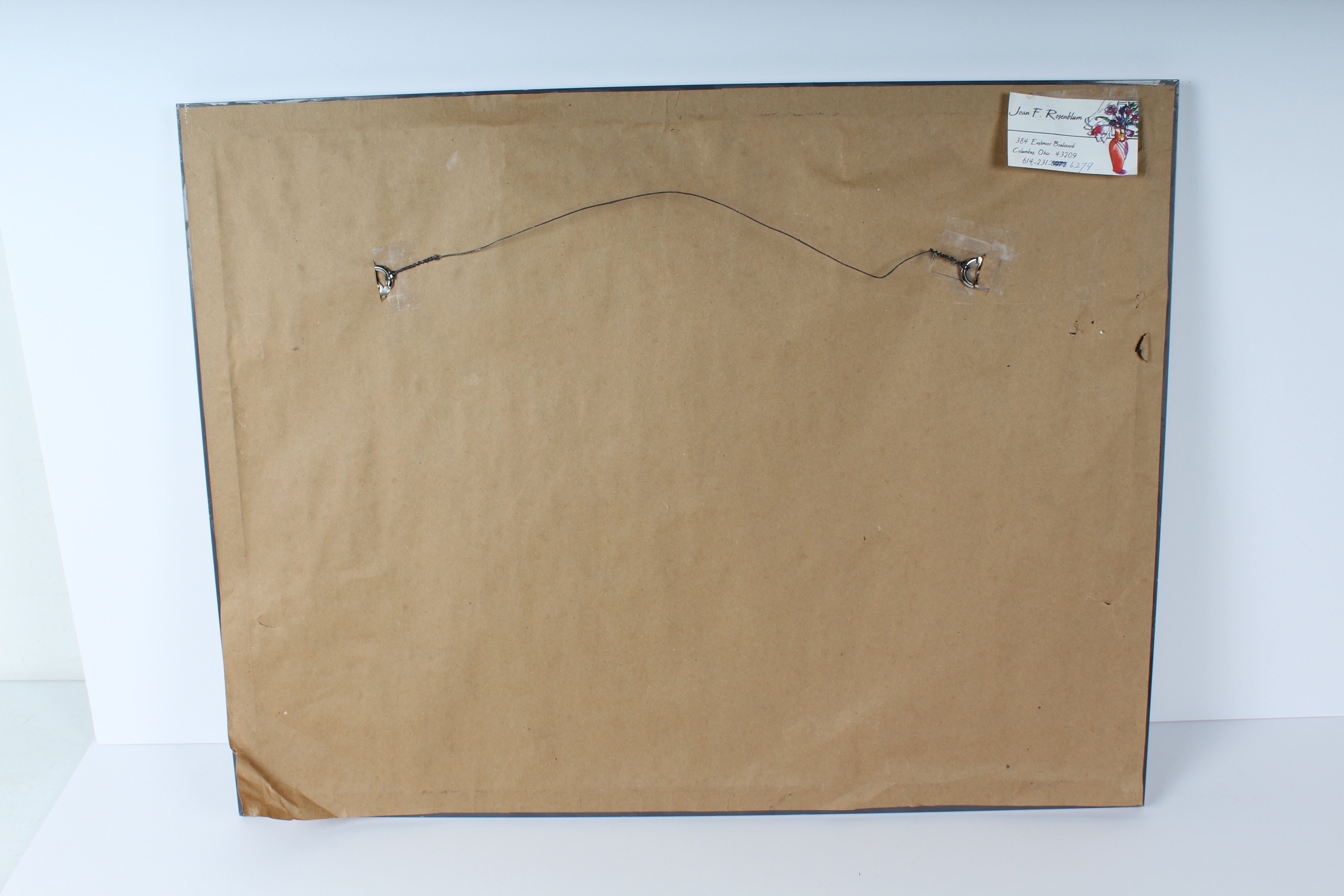 Coastal Landscape Watercolor by Joan T. Rosenblum