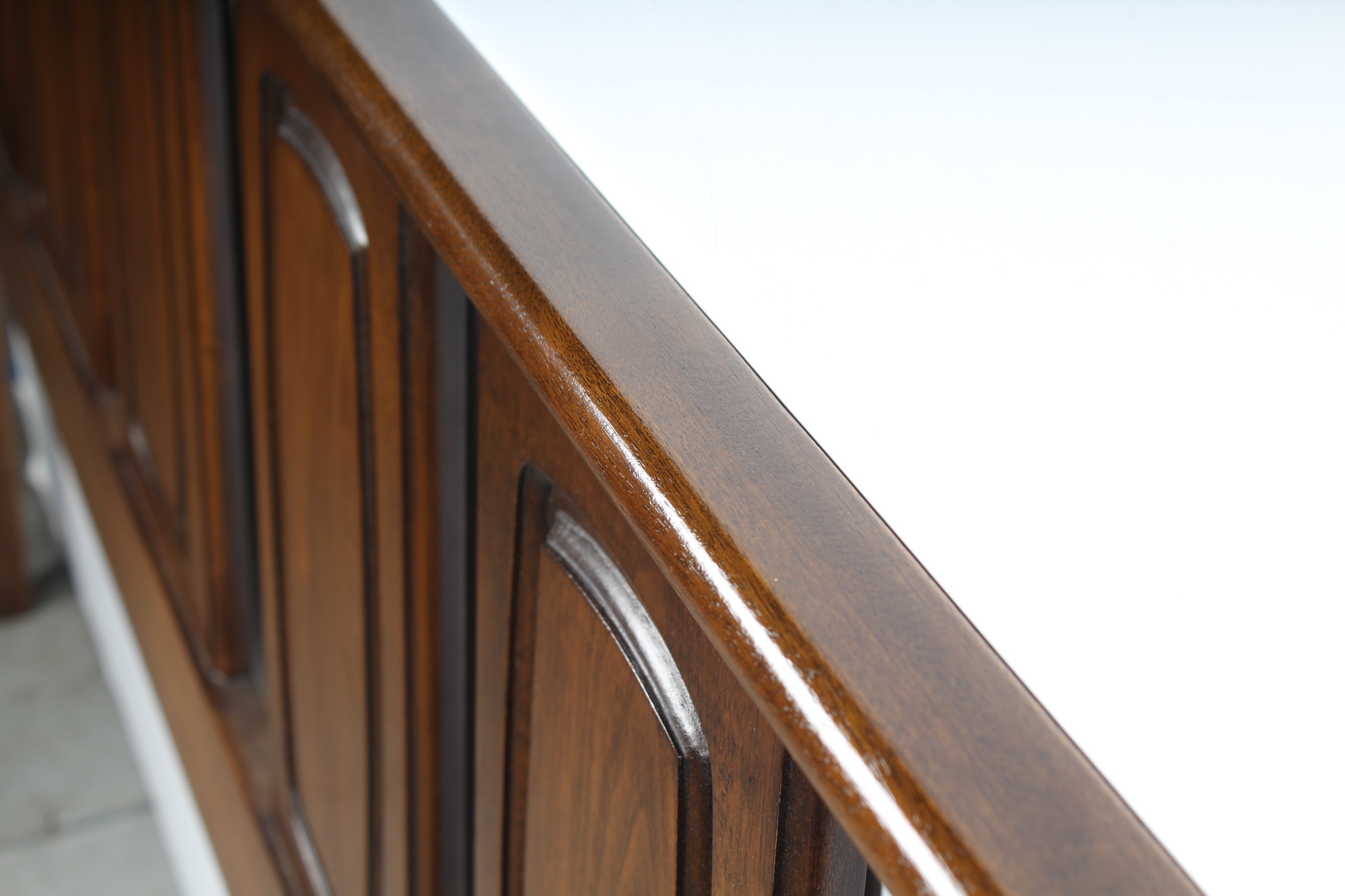 Mid Century Modern Broyhill Premier Walnut King Size Headboard