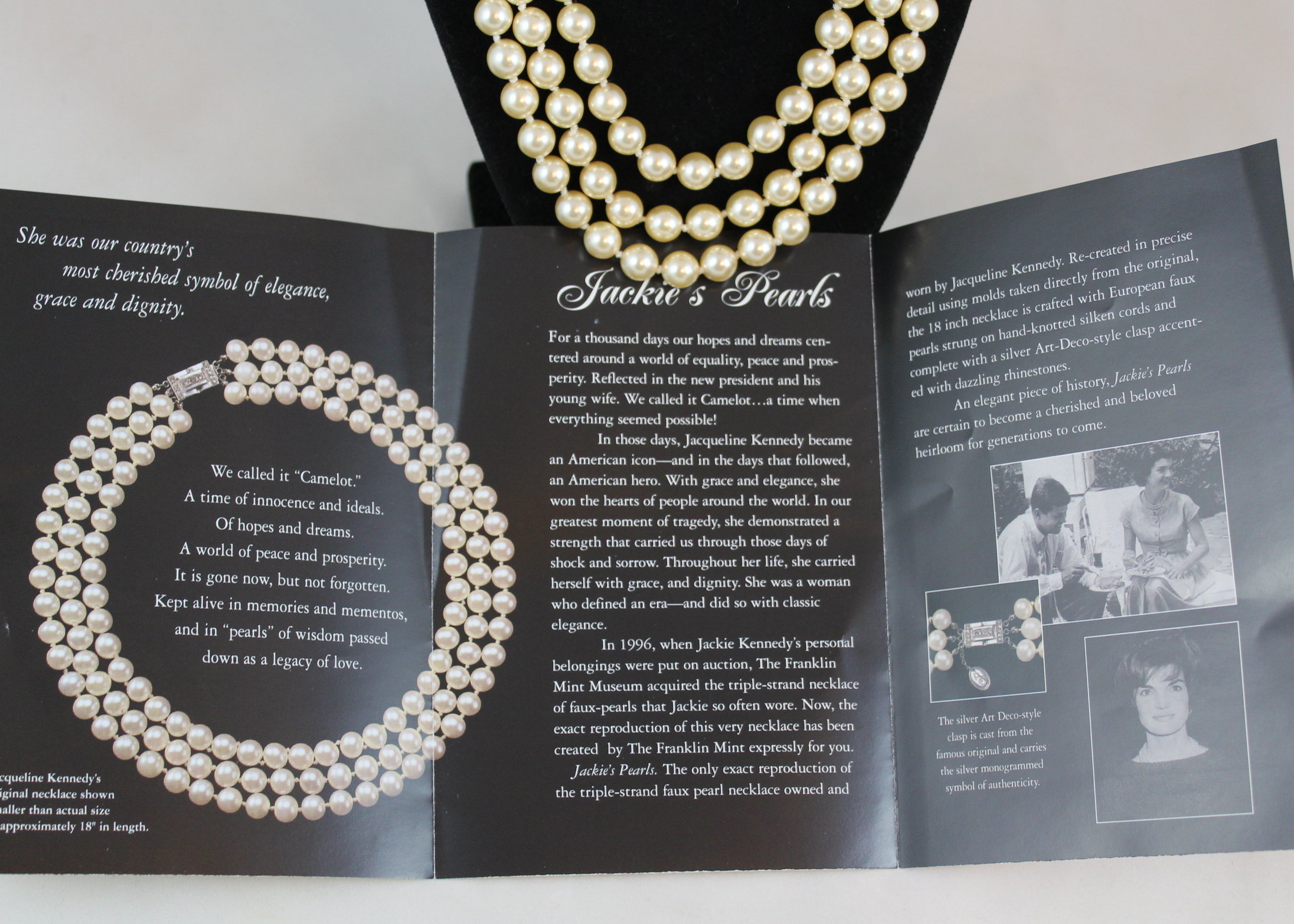 "Jackie's Pearls" From The Franklin Mint