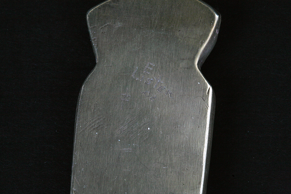 Sterling Silver Ernie Lister Navajo Serving Spoon and Fork