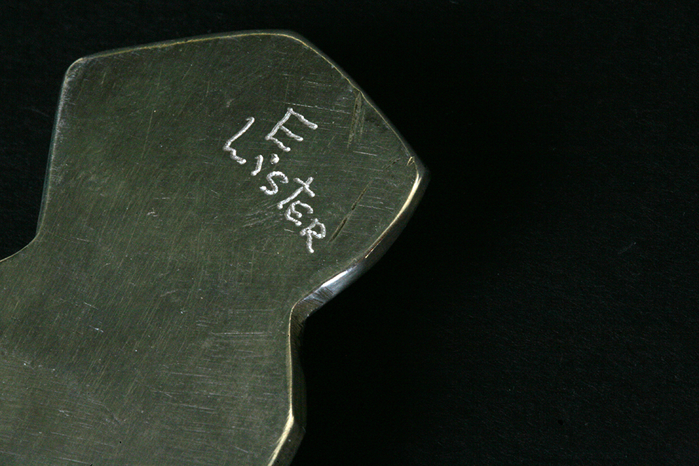 Sterling Silver Ernie Lister Navajo Serving Spoon and Fork