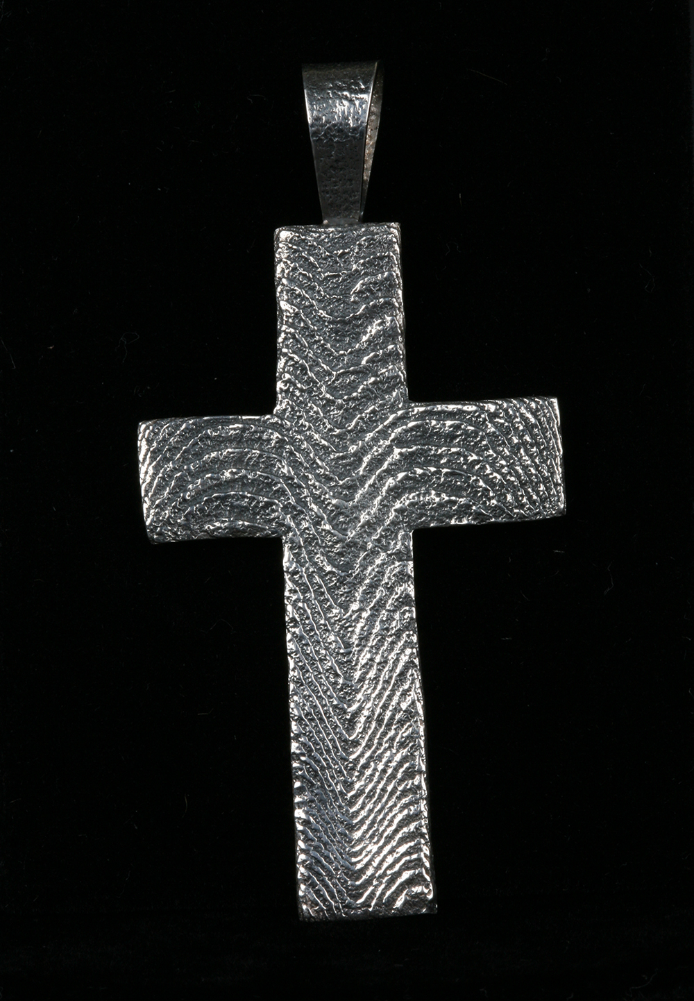 Sterling Silver Gerald Lomaventema Navajo Cross Pendant