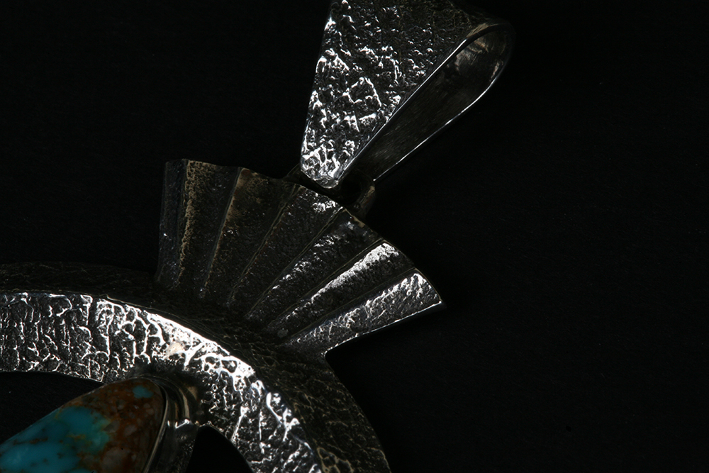 Sterling Silver Aaron Anderson Navajo Pendant