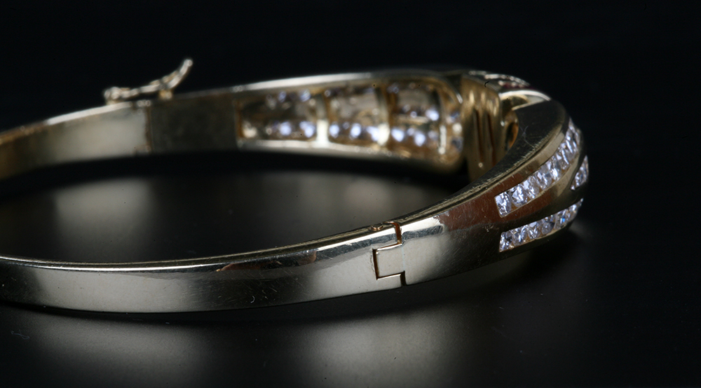 18K Gold Sapphire, Emerald, Ruby and Diamond Bracelet