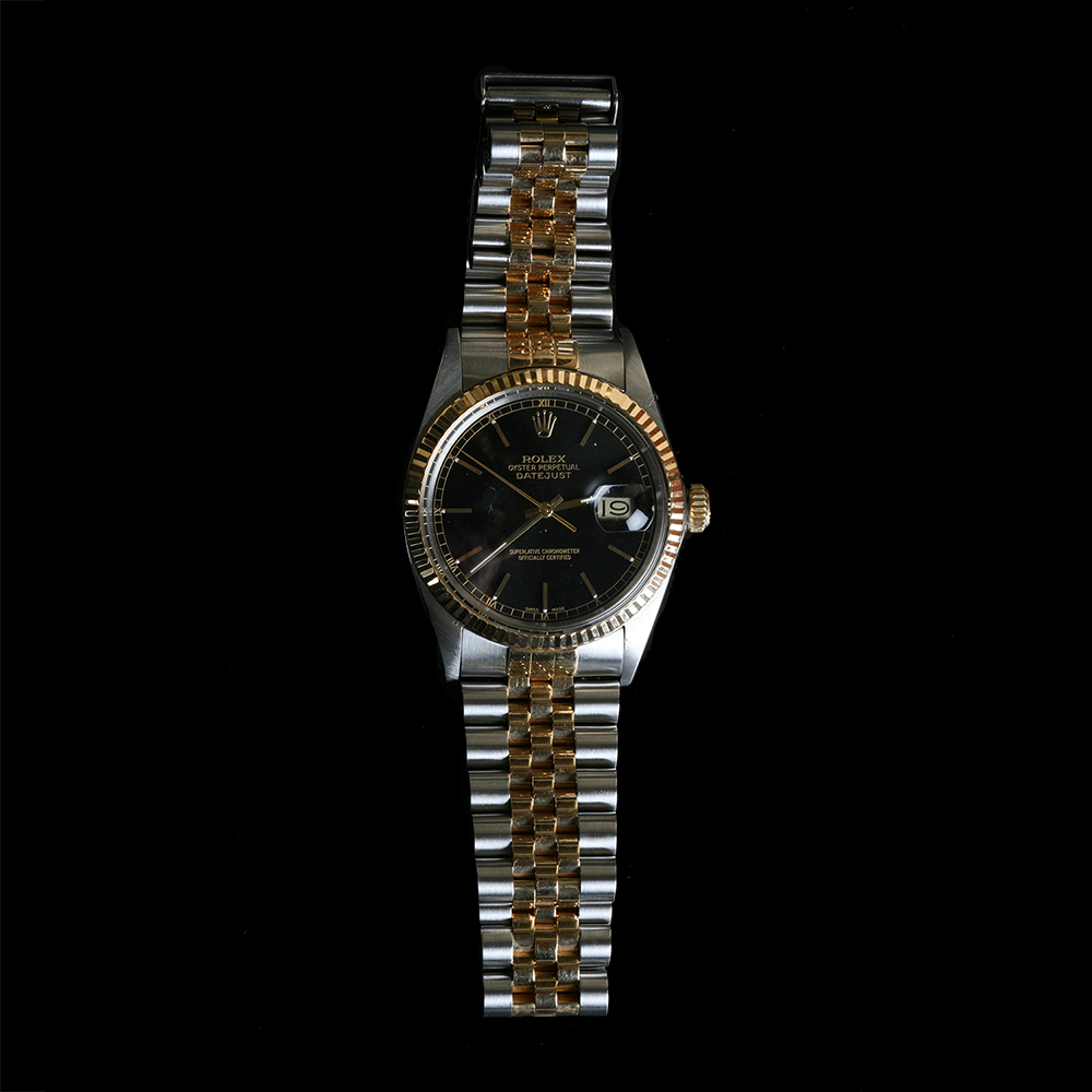 Vintage 18K Gold and Stainless Steel Rolex Datejust Watch