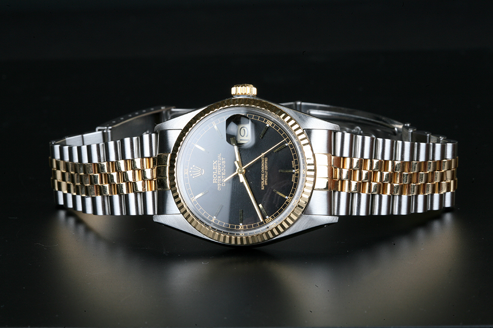 Vintage 18K Gold and Stainless Steel Rolex Datejust Watch
