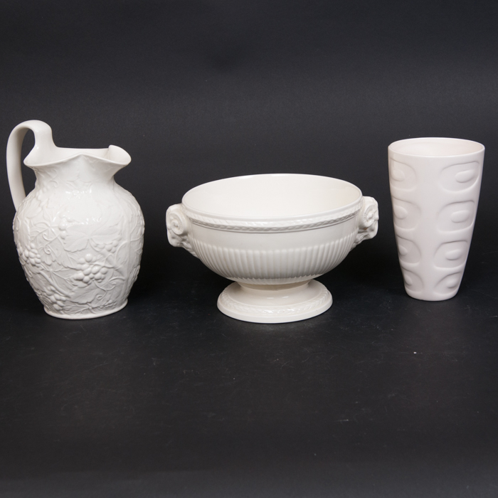 Two Wedgwood Ceramic Vessels and Ceramic Vase