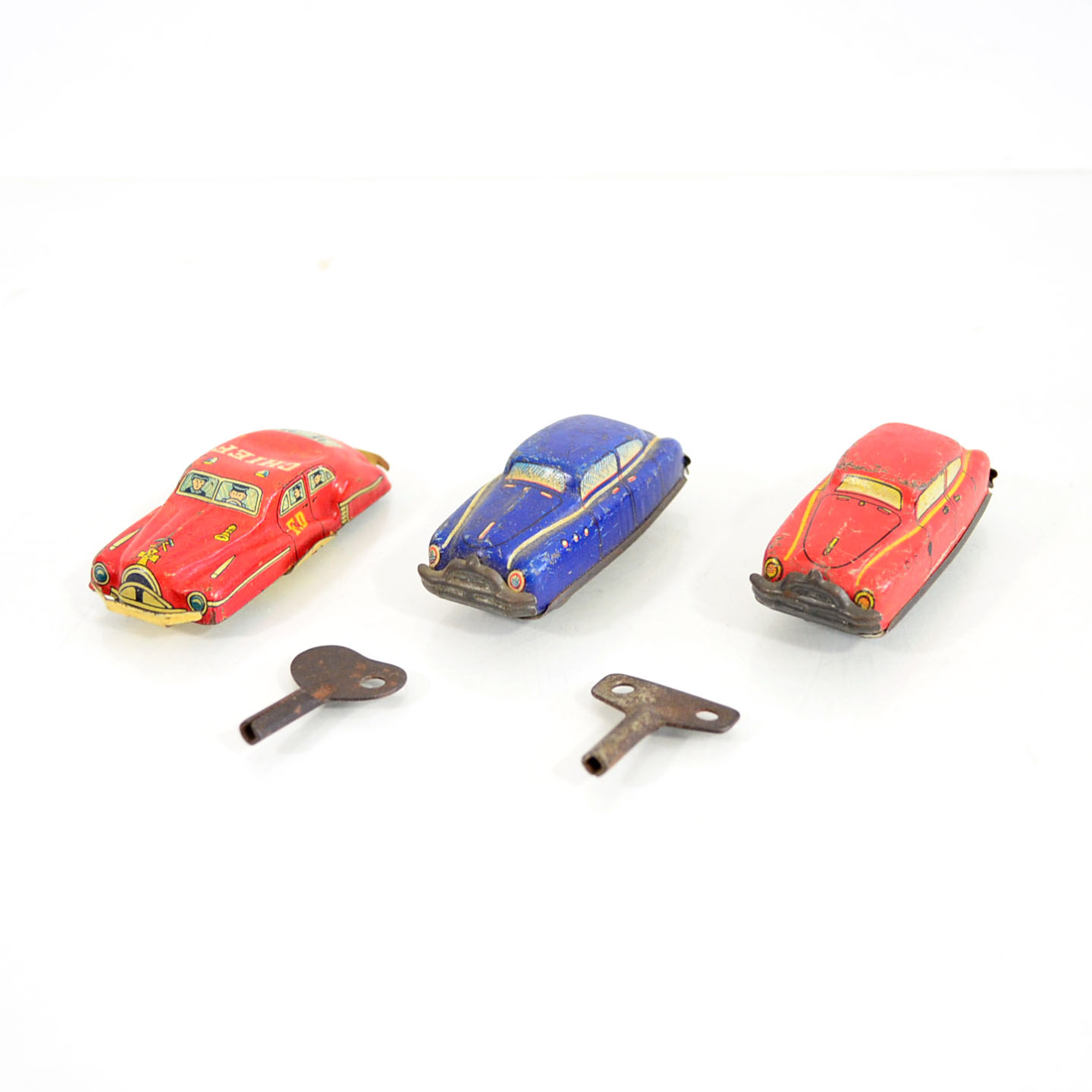 Antique Wind-Up Toy Cars