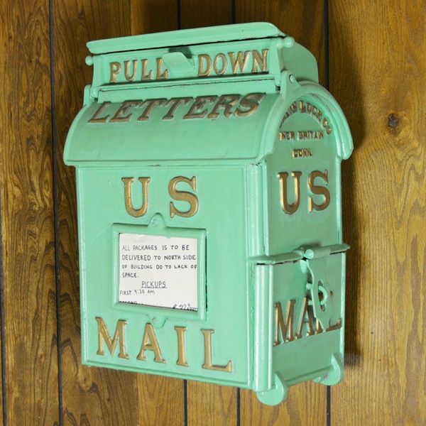 Corbin Lock Company Vintage Cast Iron U.S. Mail Box