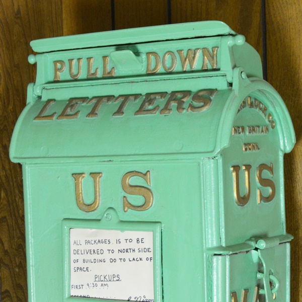 Corbin Lock Company Vintage Cast Iron U.S. Mail Box