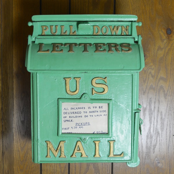 Corbin Lock Company Vintage Cast Iron U.S. Mail Box