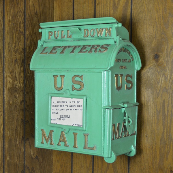 Corbin Lock Company Vintage Cast Iron U.S. Mail Box