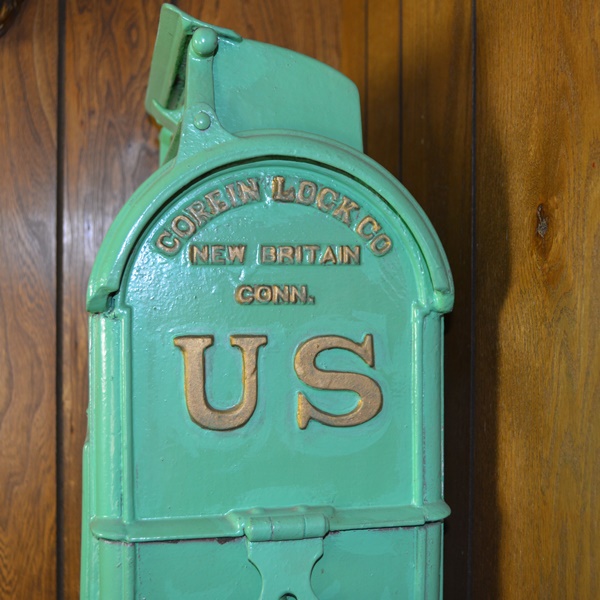 Corbin Lock Company Vintage Cast Iron U.S. Mail Box