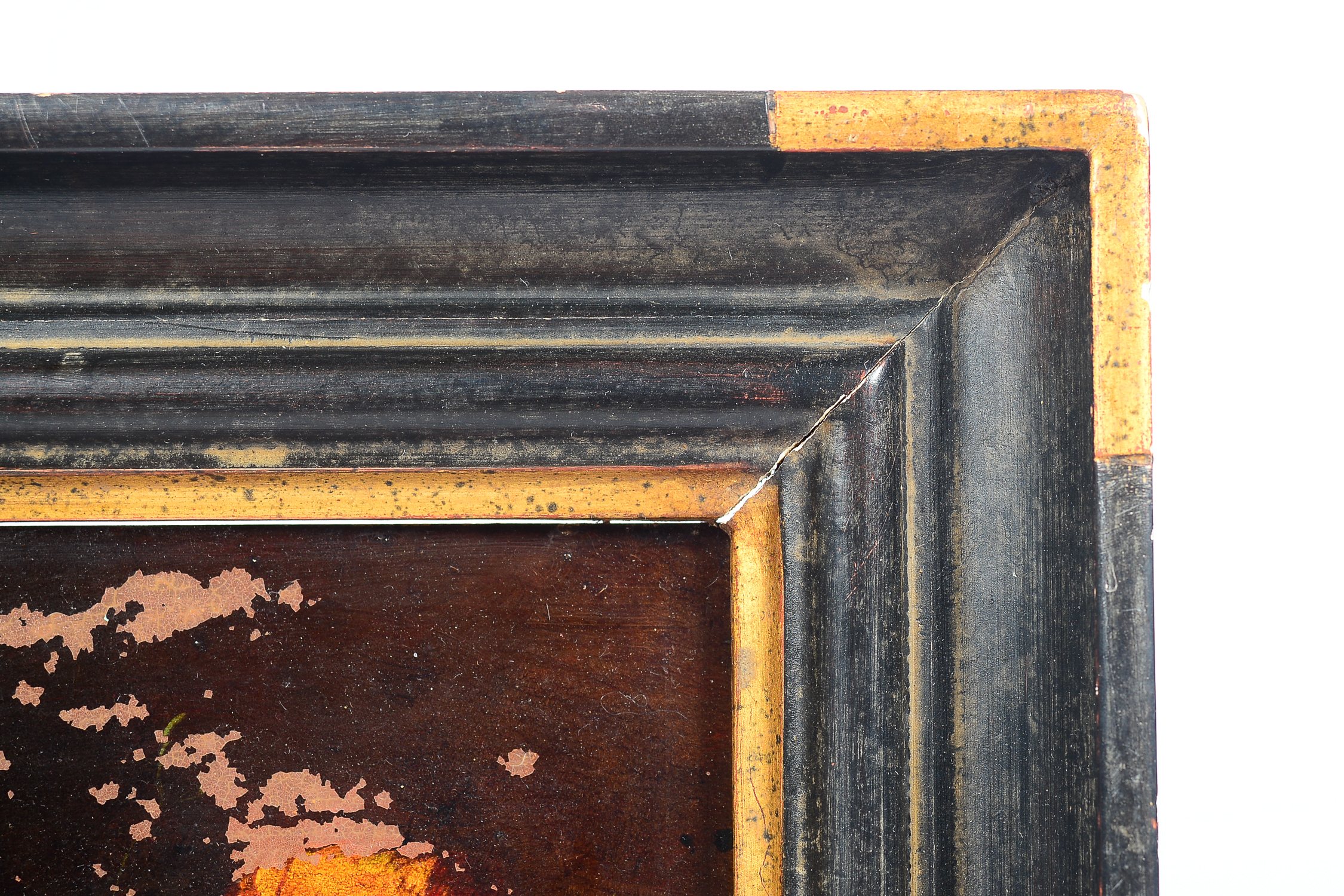 Ida Calzolari Original Oil Still Life Painting on Copper Plate