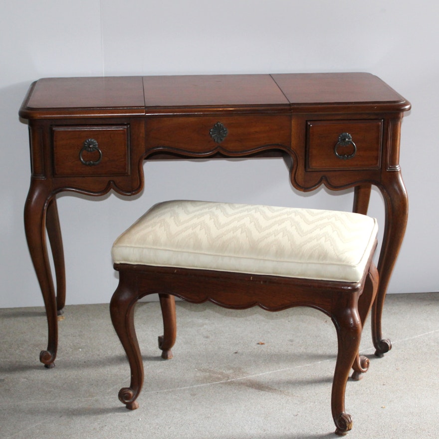 Drexel Vanity and Bench