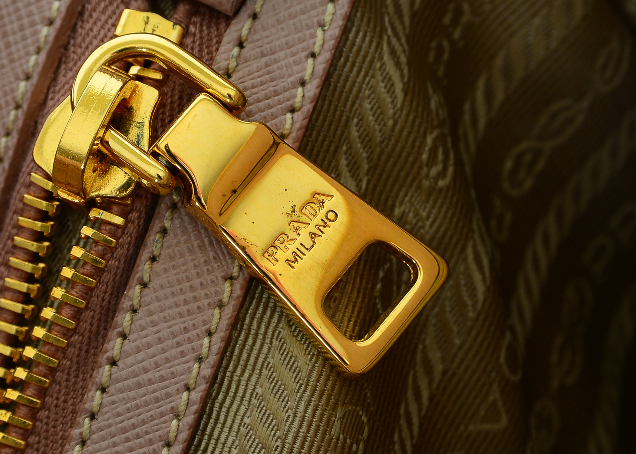 Prada Cammeo Nude Handbag