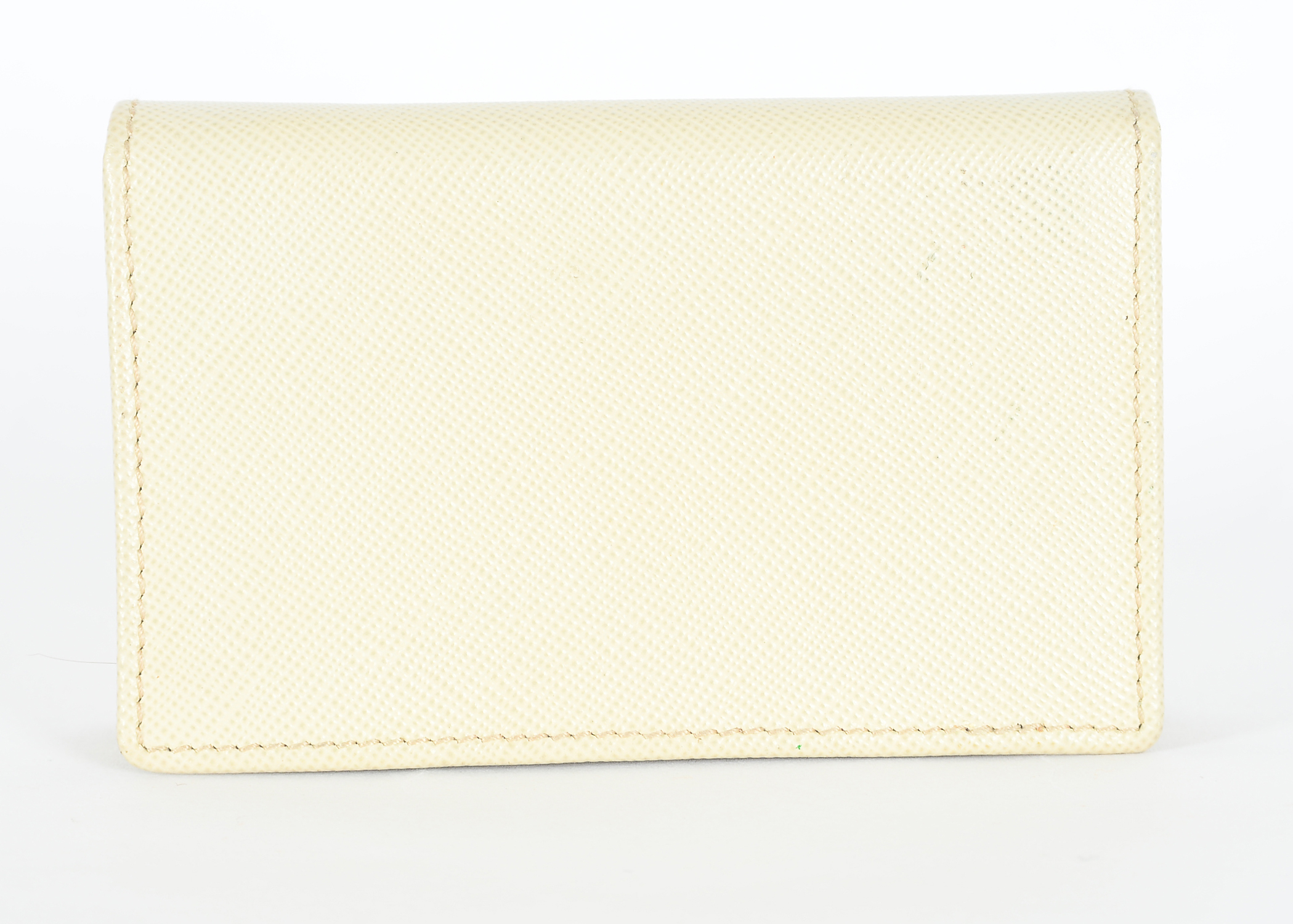 Prada White Card Holder