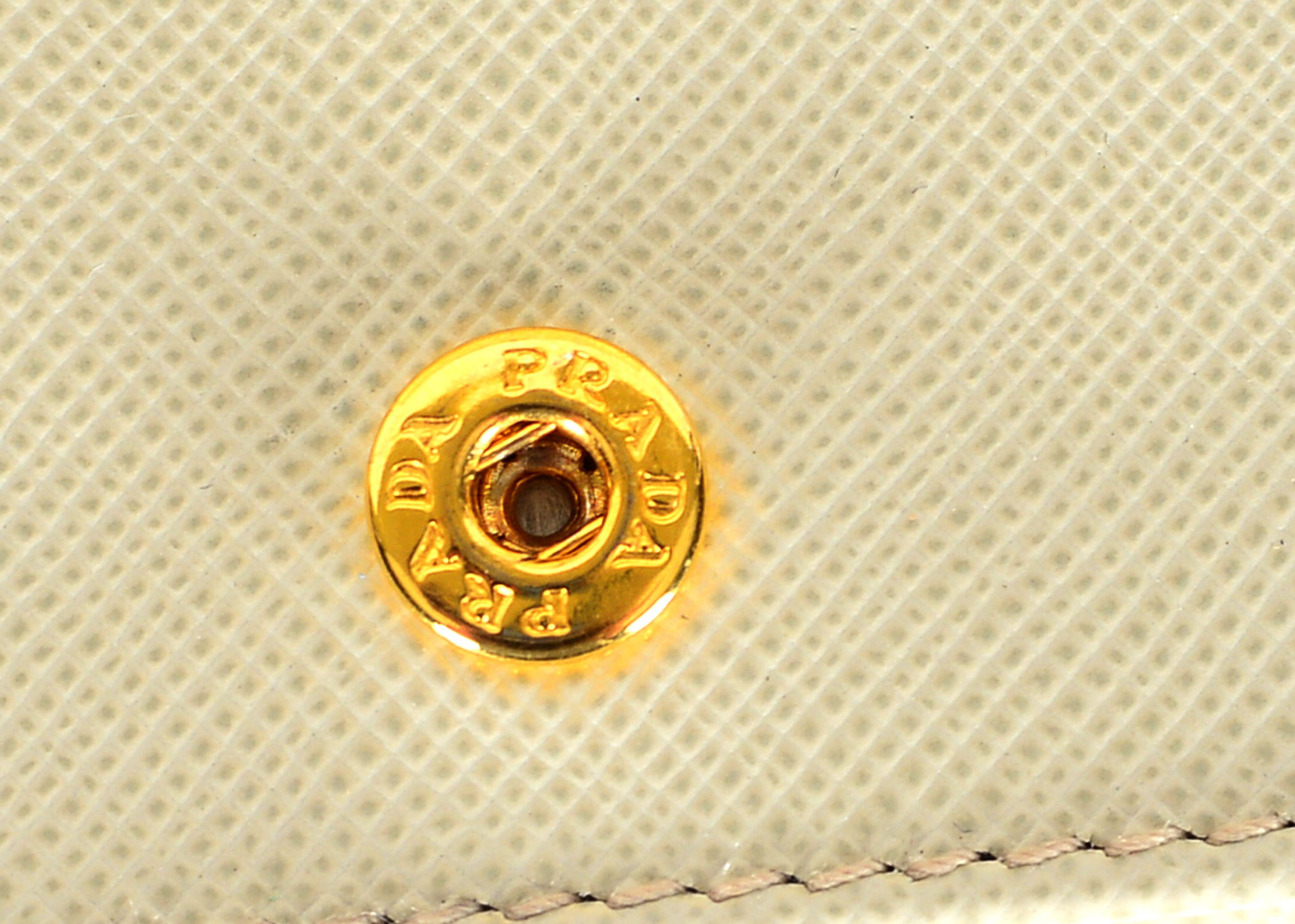 Prada White Card Holder