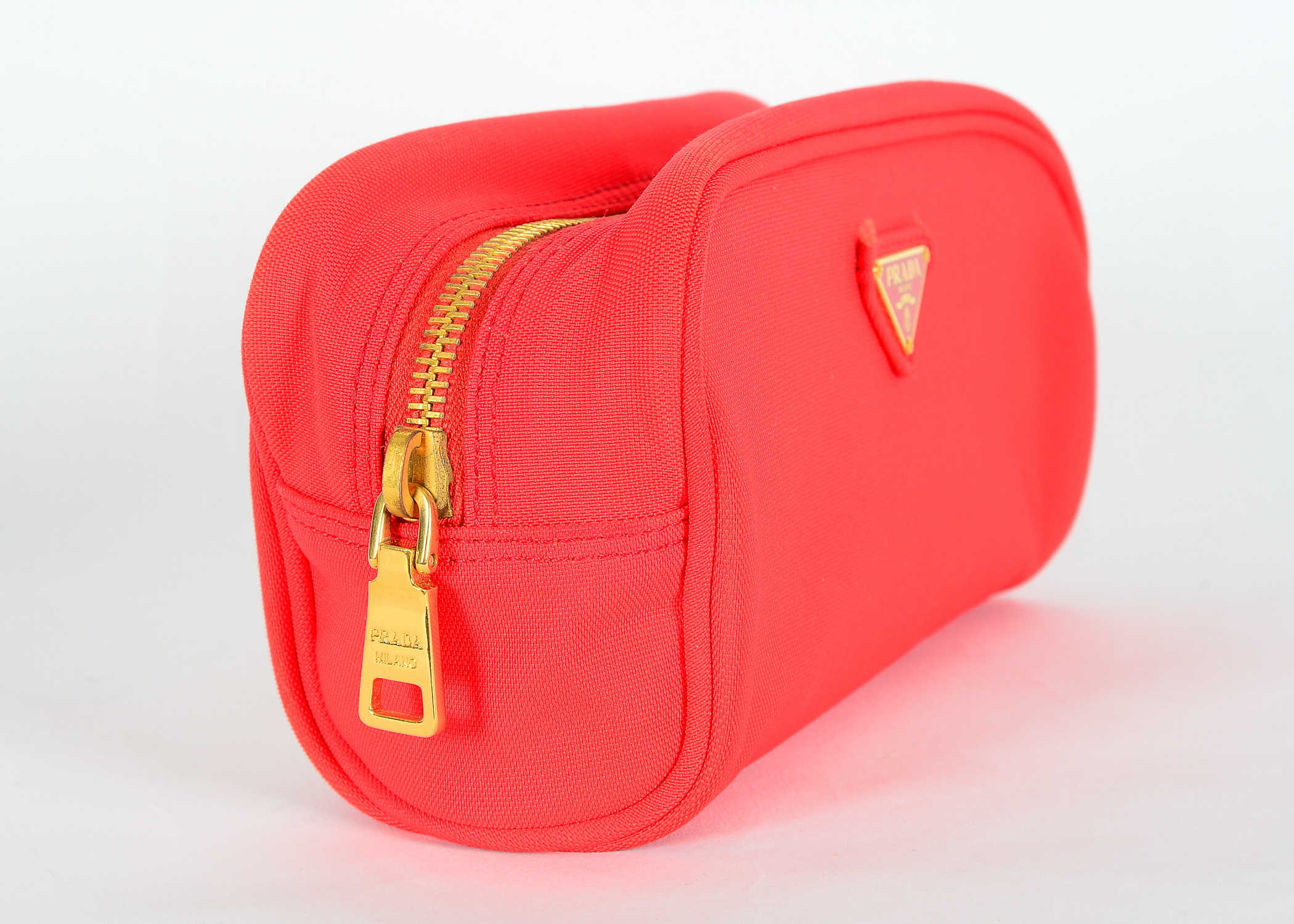 Prada Red Cosmetics Bag