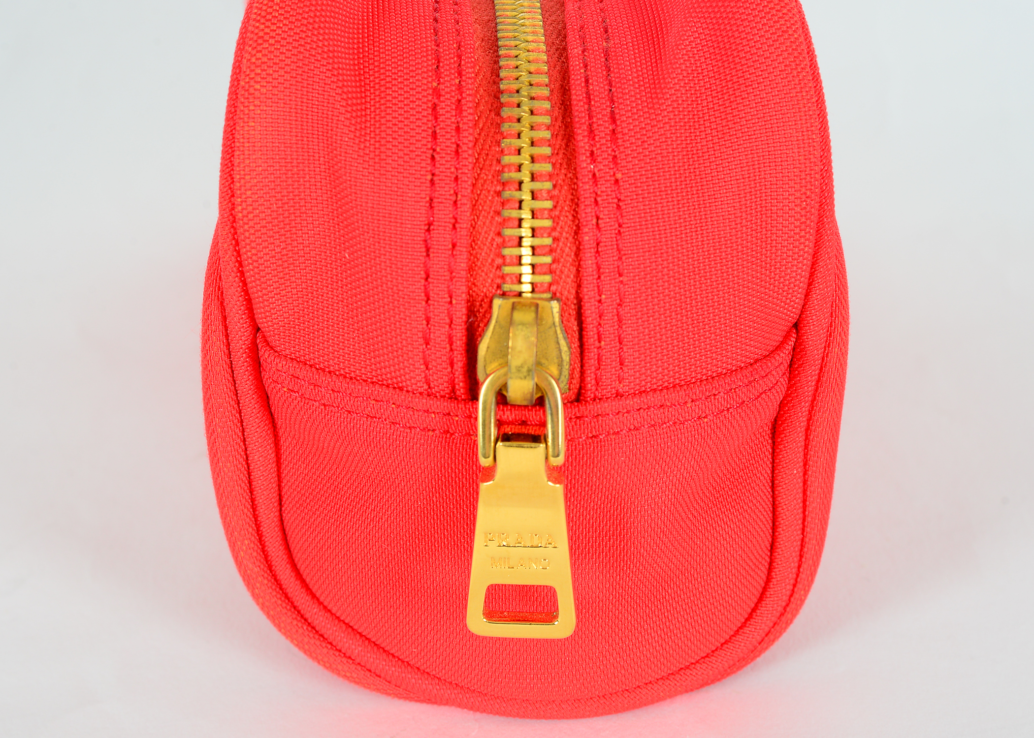 Prada Red Cosmetics Bag