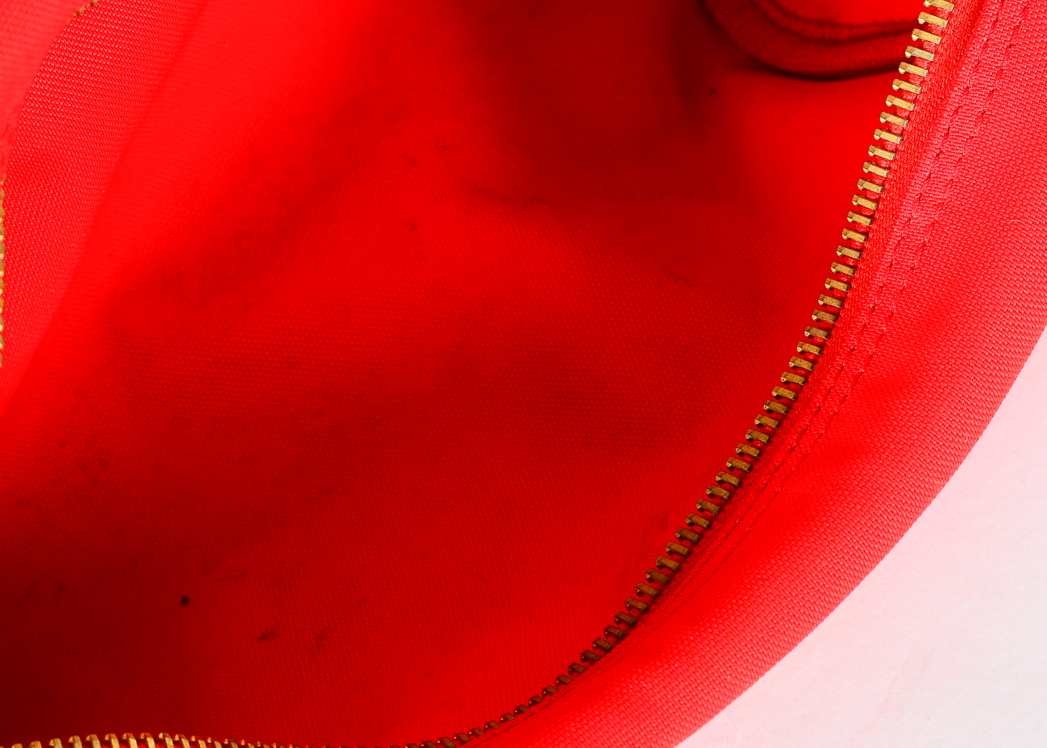 Prada Red Cosmetics Bag