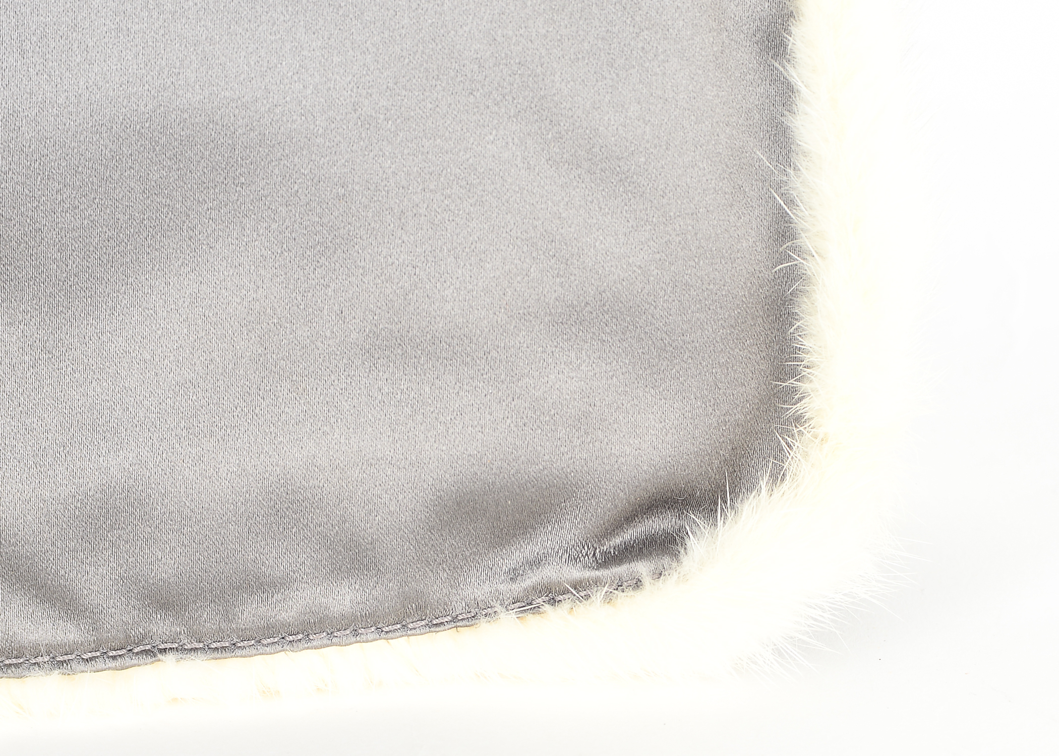 Prada Satin and Mink Handbag