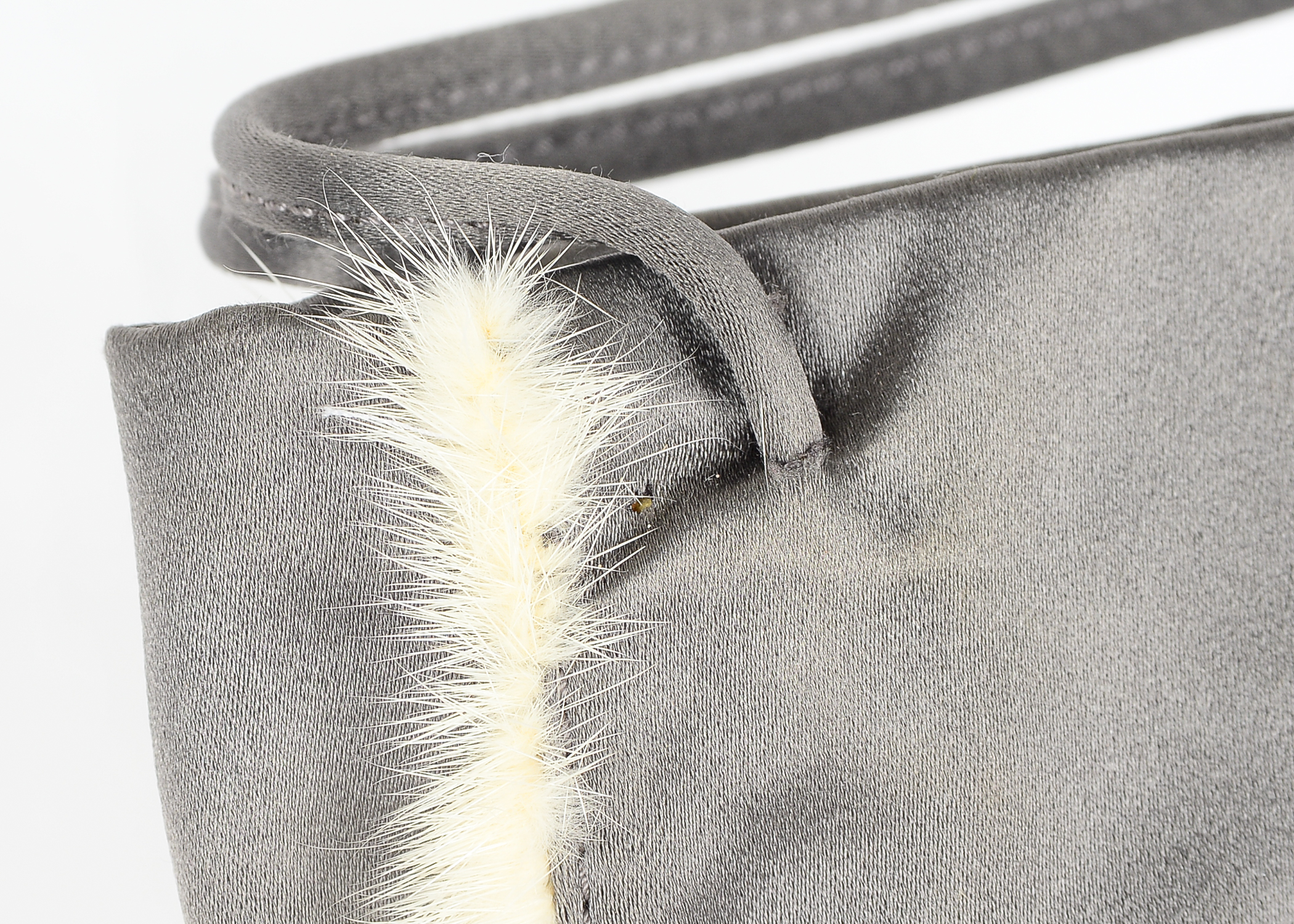 Prada Satin and Mink Handbag