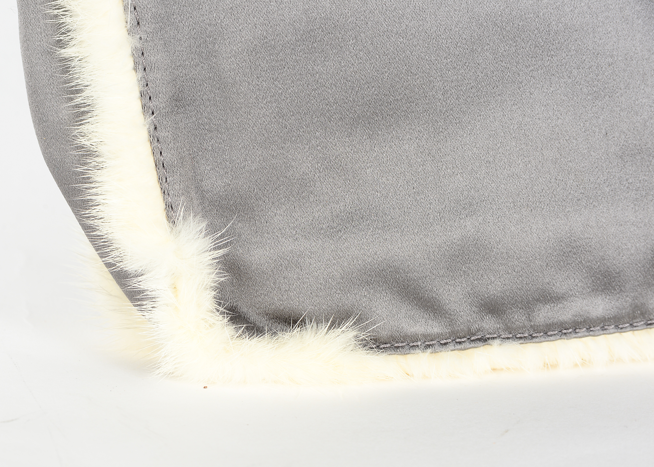 Prada Satin and Mink Handbag