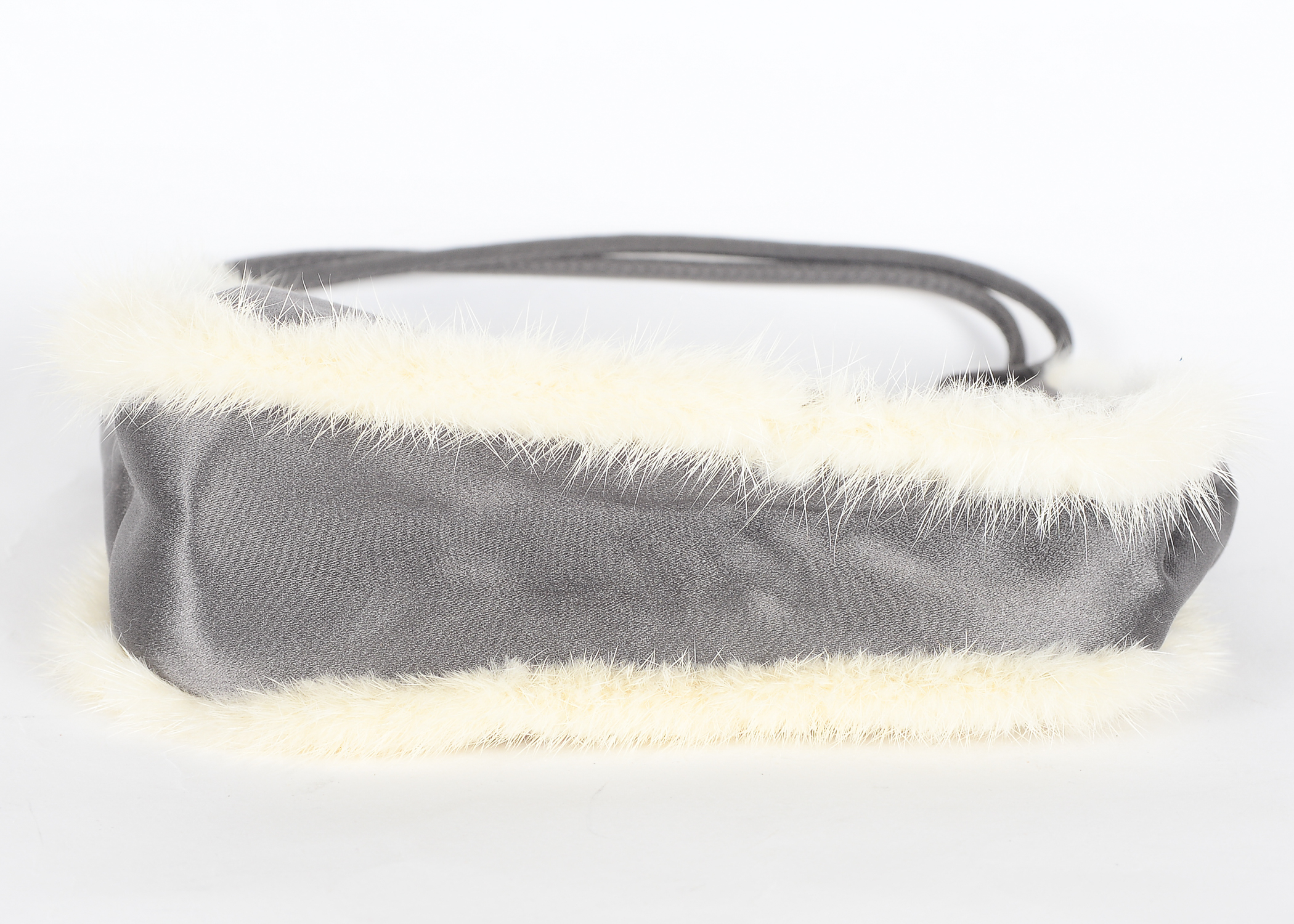 Prada Satin and Mink Handbag