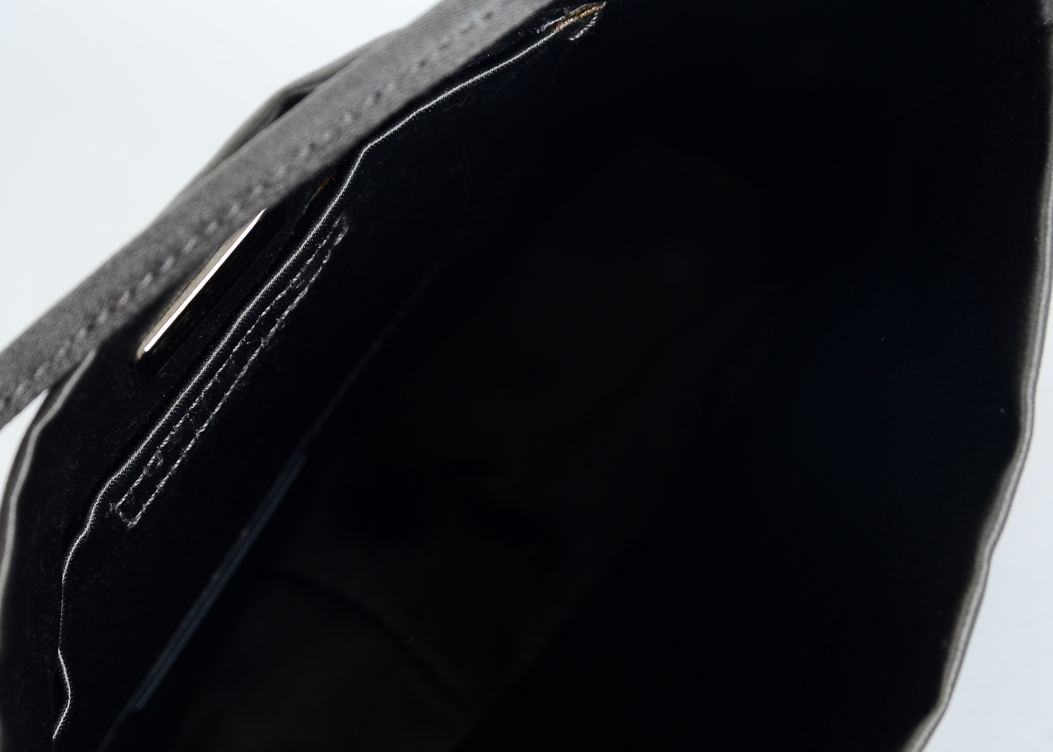 Prada Satin and Mink Handbag