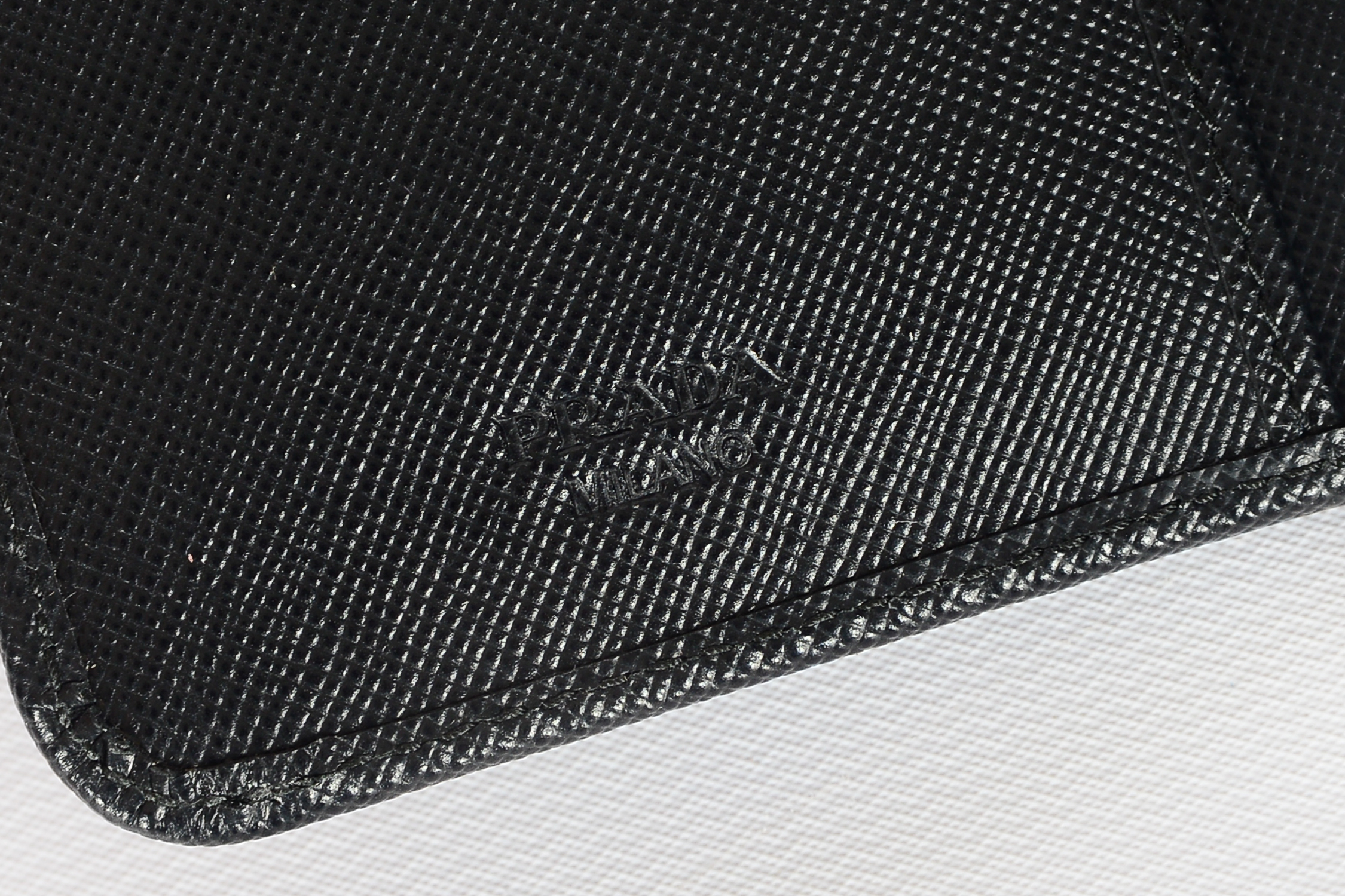 Prada Black Leather Wallet